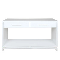 Pearl Console Table - White