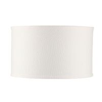 Left Bank Drum Shade - White