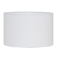 Larissa Drum Shade - Medium White