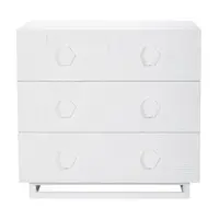 Alton 3 Drawer Chest -  White