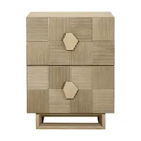 Alton Bedside Table - Small Antique Gold