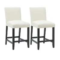 Christie Kitchen Stool Set of 2 - Off White