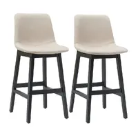 Jermaine Bar Stool Set of 2 - Sand