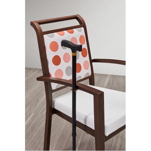 George Dining Arm Chair. Vinyl Faux Leather Seat. Fabric backrest. Or chose own fabric 1.2 Metres