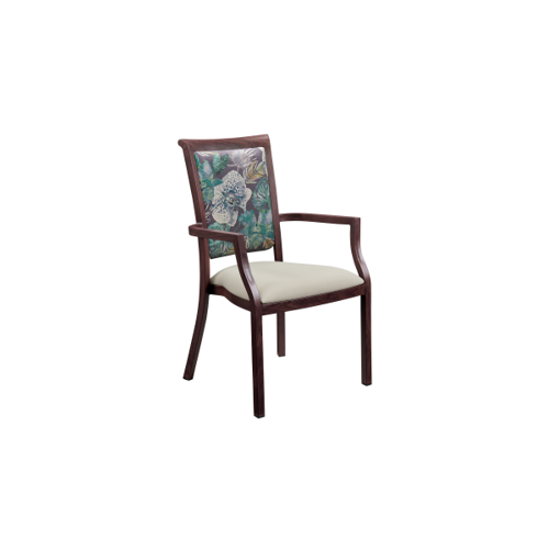 Hugh Dining Chair. Vinyl Faux Leather Seat. Fabric backrest. Or chose own fabric 1.2 Metres