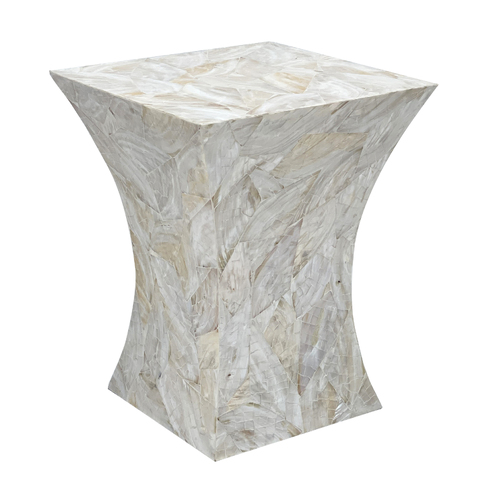 GLEESON MOTHER OF PEARL HAND MADE SIDE TABLE