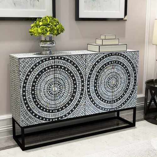 MOTHER OF PEARL COPENHAGEN HAND MADE SIDEBOARD