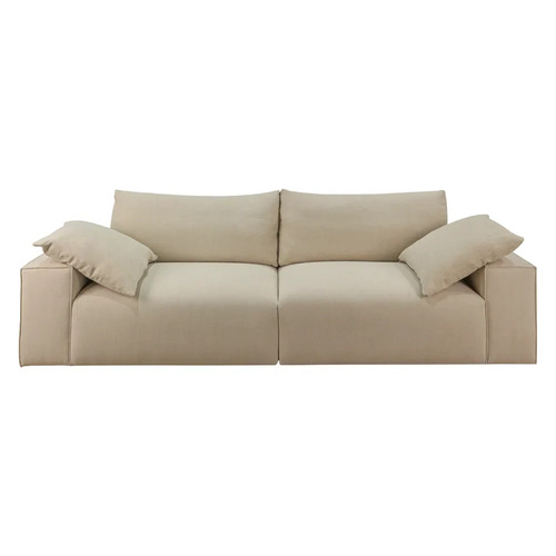 Midtown 4 Seater Sofa - Natural Linen