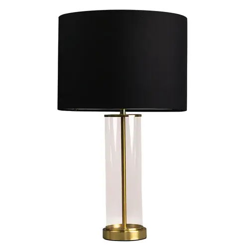 East Side Table Lamp - Brass w White Shade